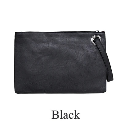 FREE SHIPPING/2024  Fashion solid women's clutch bag leather women envelope bag