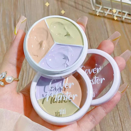 FREE SHIPPING/2024 /3 Color Concealer Palette Makeup Foundation Cream Waterproof Long Lasting Contour