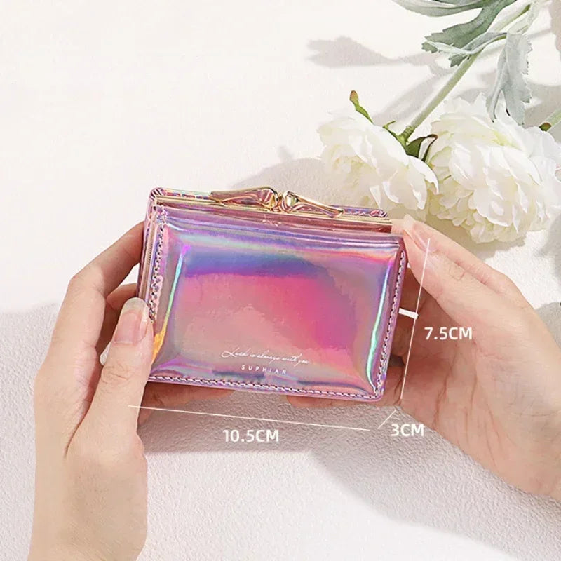 FREE SHIPPING/ 2024 New Women Wallets Female PU Leather Purses Short Hasp Purse for Women