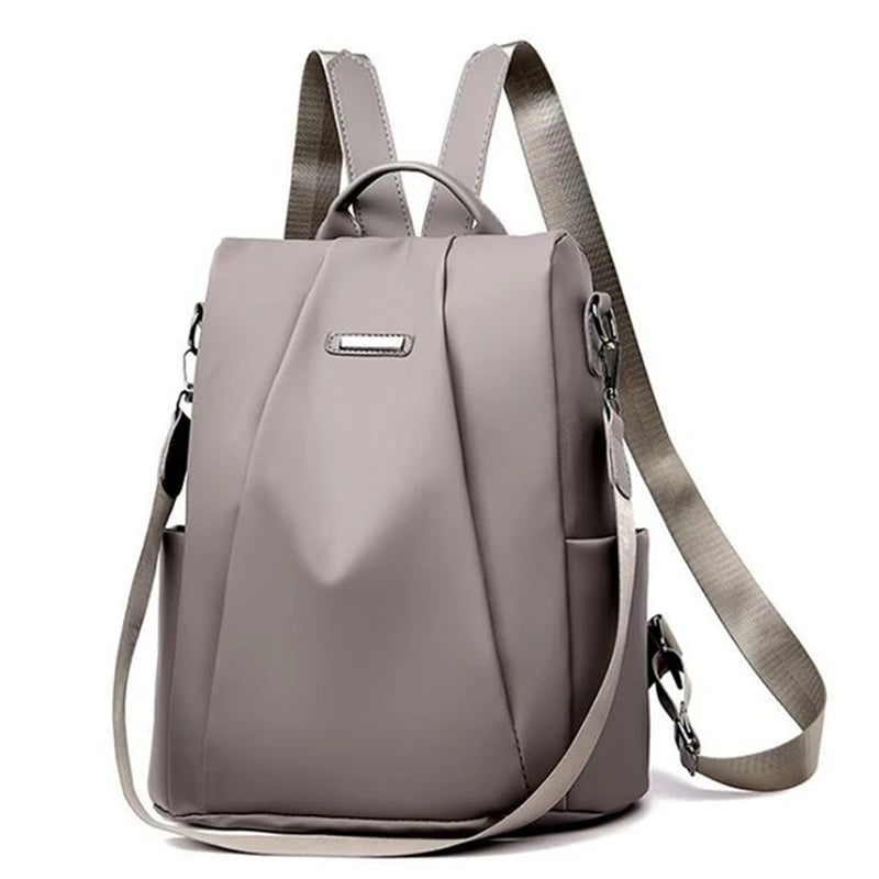 FREE SHIPPING/ 2024 New Women's Multifunction Backpack Casual  Solid Color  Girls Fashion Detachable Strap Travel