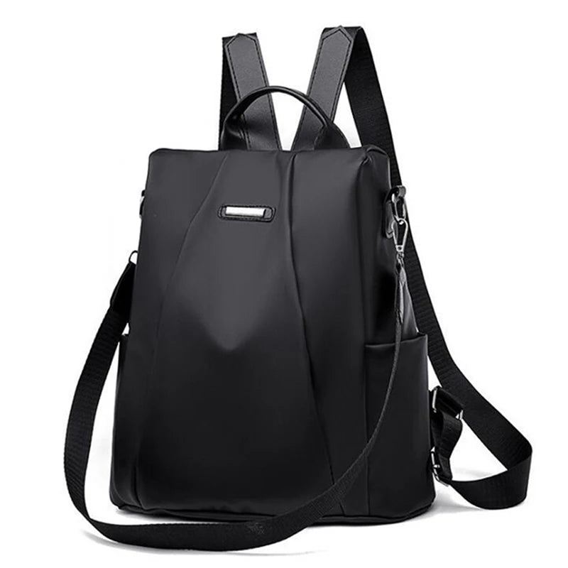 FREE SHIPPING/ 2024 New Women's Multifunction Backpack Casual  Solid Color  Girls Fashion Detachable Strap Travel