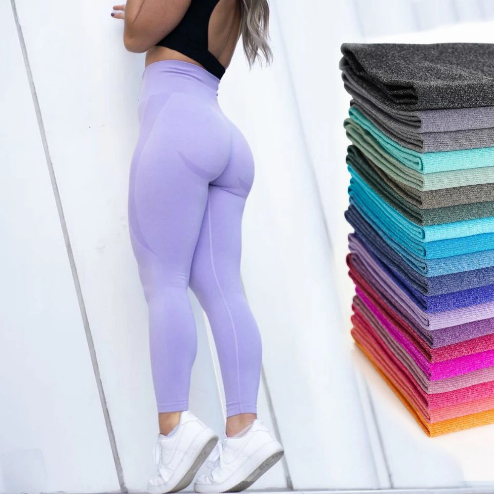 FREE SHIPPING/ Curve Contour Seamless Leggings Yoga Pants Gym Outfits Workout Clothes Fitness Sport Women