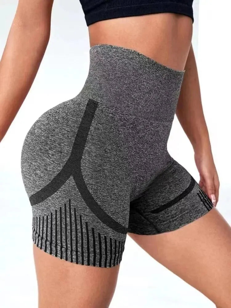 FREE SHIPPING/ Women Yoga Shorts High Waist Workout Shorts Fitness Yoga Lift Butt Fitness Ladies