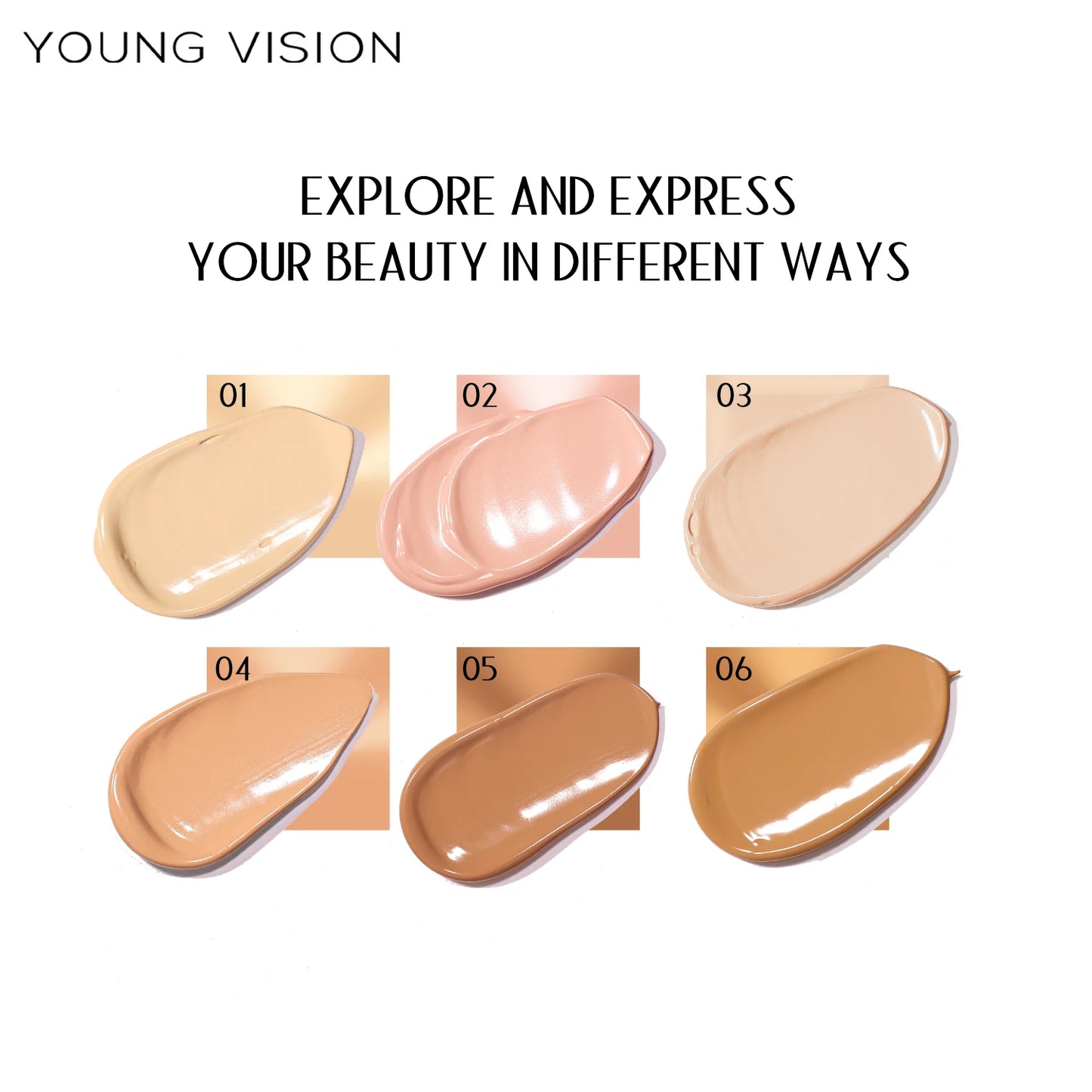 FREE SHIPPING/ YOUNG VISION Matte Liquid Foundation