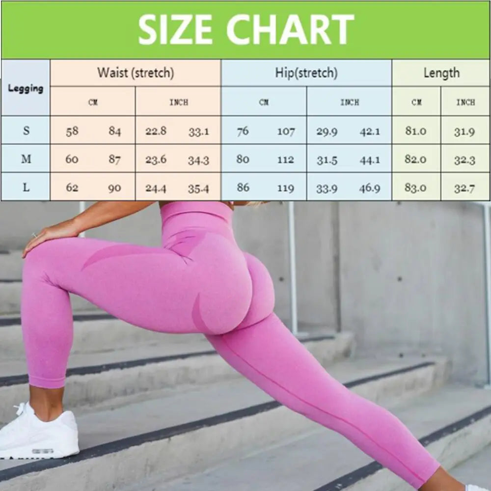 FREE SHIPPING/ Curve Contour Seamless Leggings Yoga Pants Gym Outfits Workout Clothes Fitness Sport Women