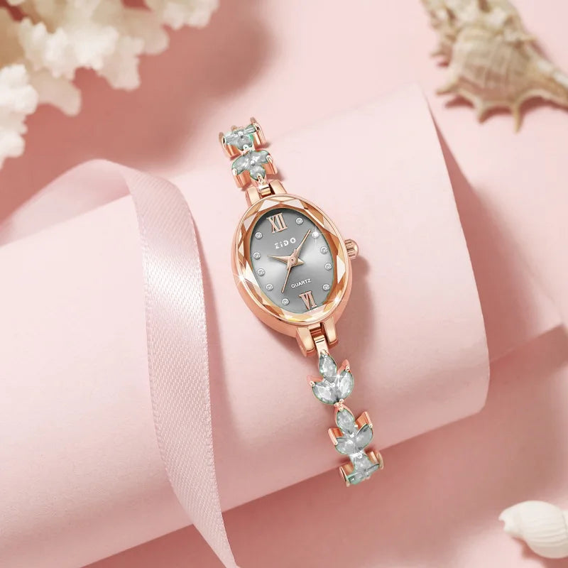 FREE SHIPPING/ UTHAI V22 Women's Watches Light Luxury Diamond Inlaid Female