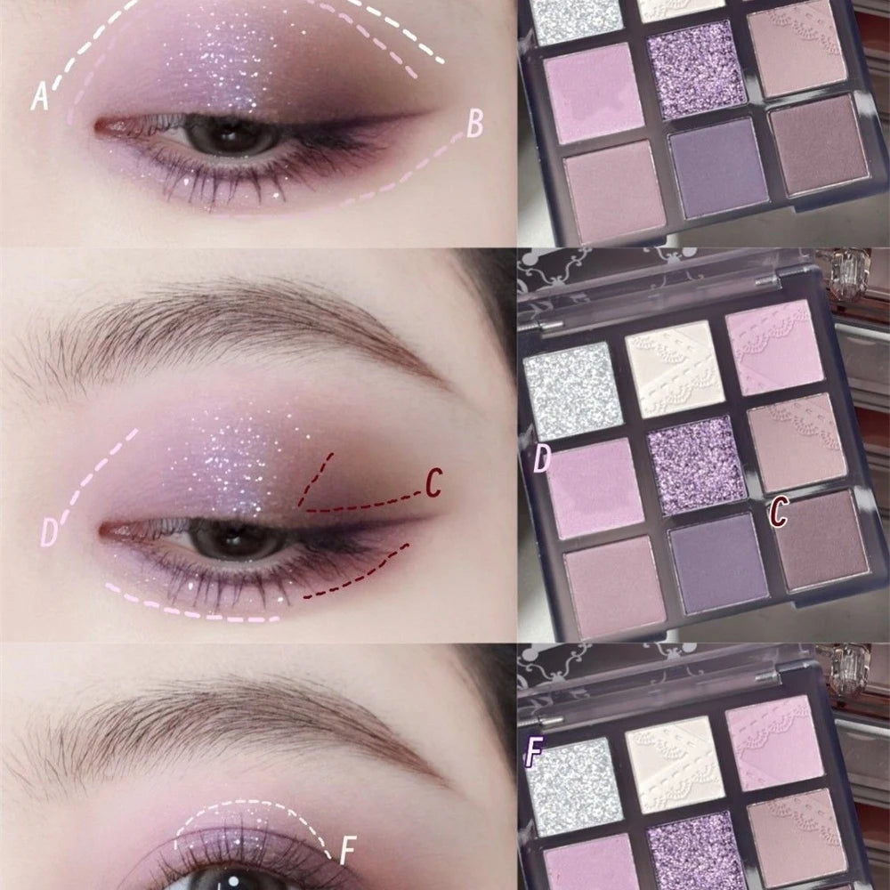  Glitter Eyeshadow Palette 