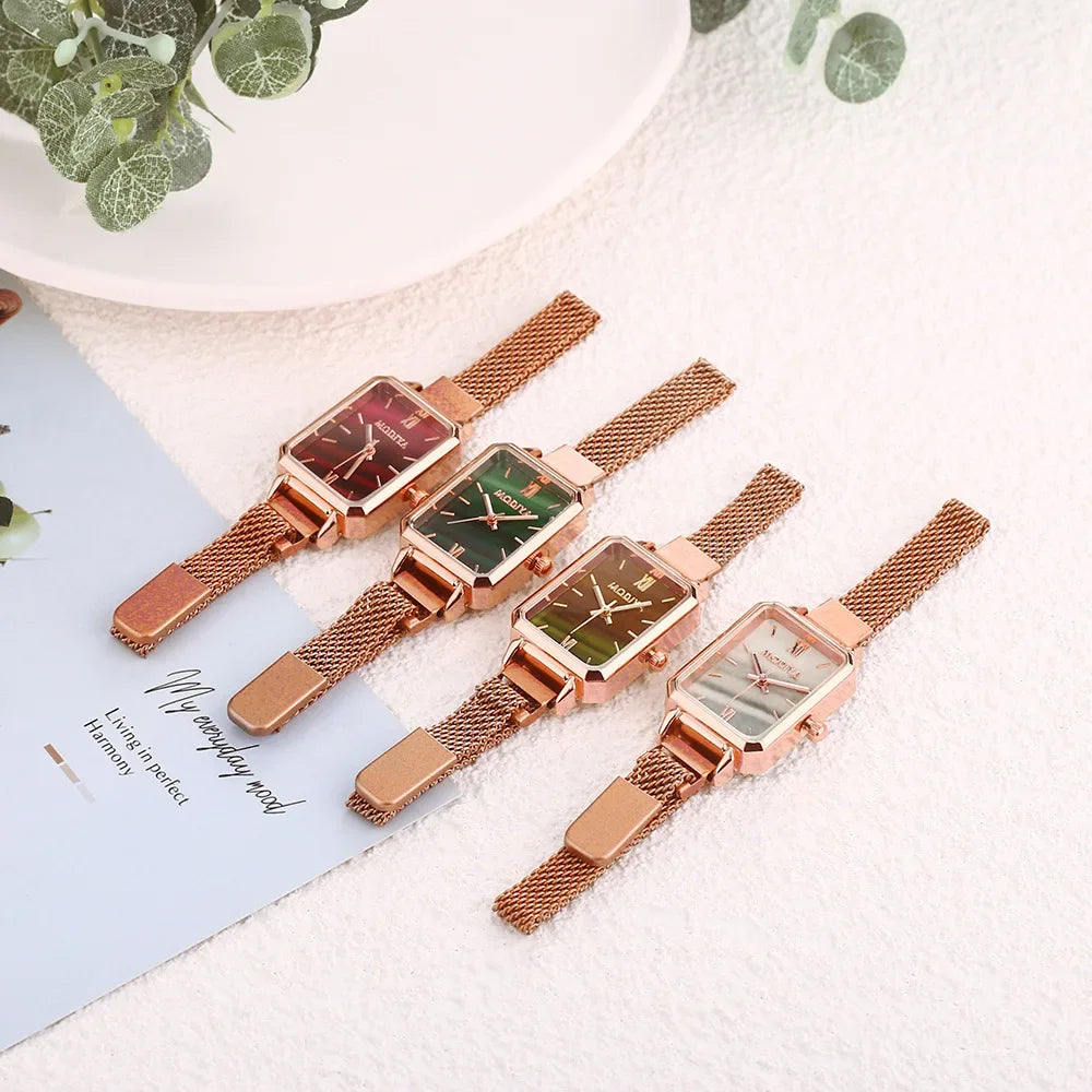 FREE SHIPPING / Women Watches Fashion Square Ladies Quartz