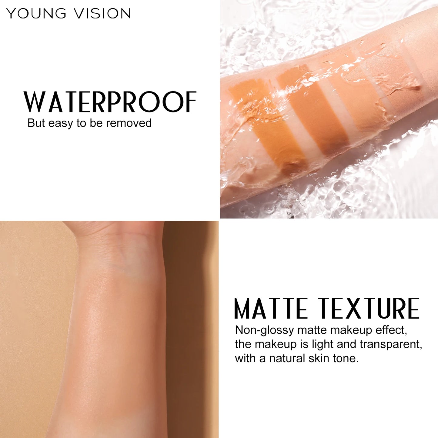 FREE SHIPPING/ YOUNG VISION Matte Liquid Foundation