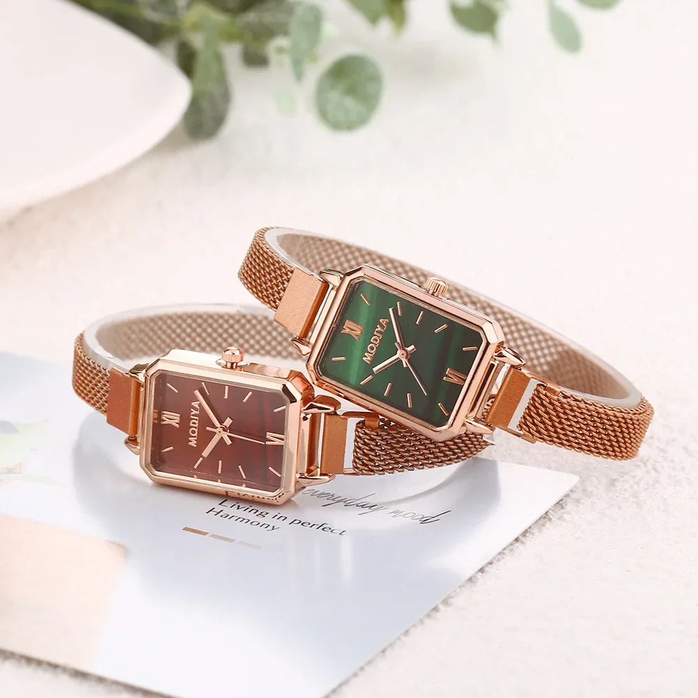 FREE SHIPPING / Women Watches Fashion Square Ladies Quartz