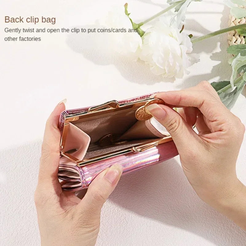 FREE SHIPPING/ 2024 New Women Wallets Female PU Leather Purses Short Hasp Purse for Women