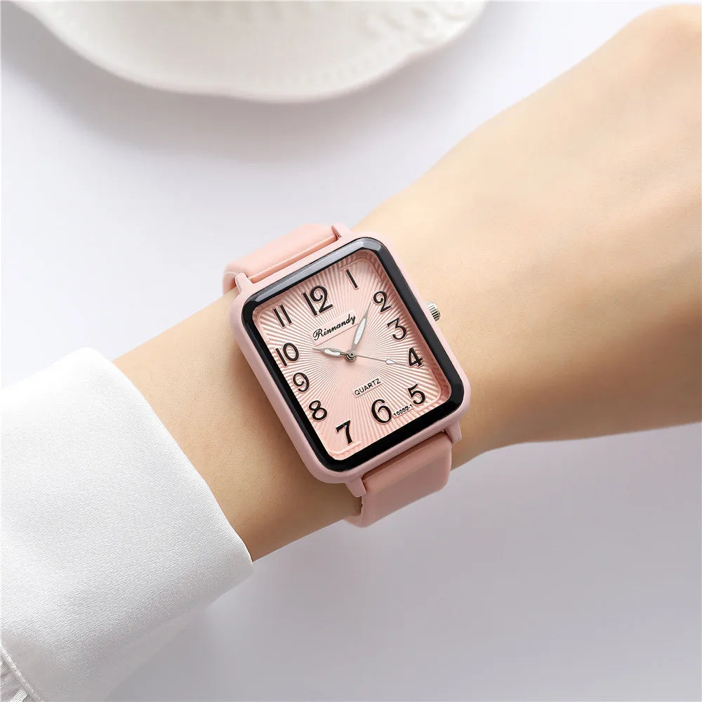 FREE SHIPPING/ Fashion Lady Hot Sales Brands Watches Leisure Rectangle