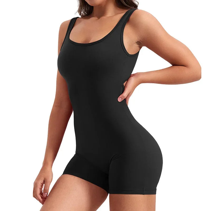  Yoga Wear Bodysuit Female Yoga Sport Sets Sleeveless