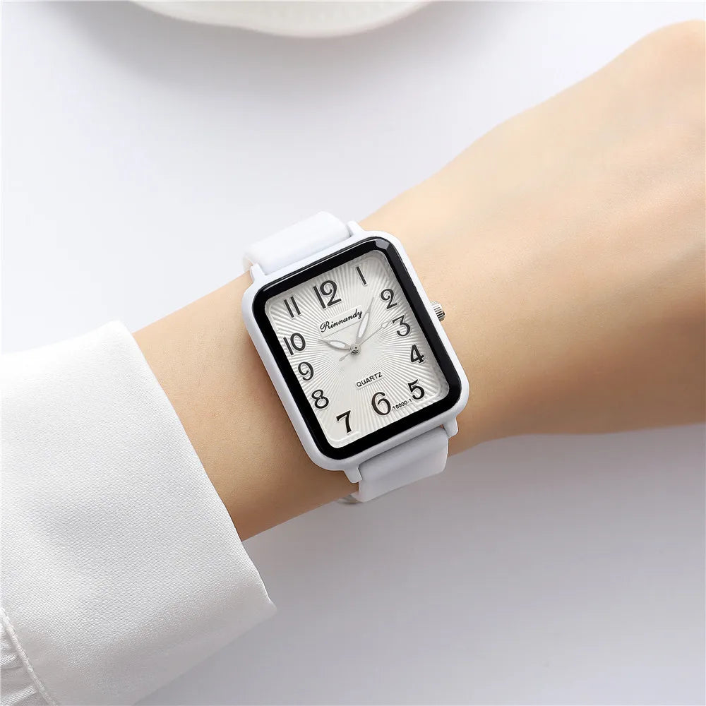 FREE SHIPPING/ Fashion Lady Hot Sales Brands Watches Leisure Rectangle