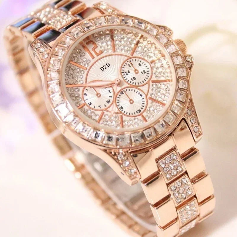 FREE SHIPPING/ Fashion Women Watch with Diamond Watch Ladies Top Luxury Brand