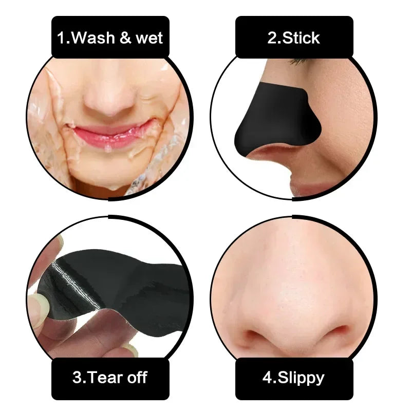 FREE SHIPPING/  10-50PCS Nose Blackhead Remover Mask Shrink Pore Acne Treatment Sticker Black Dots