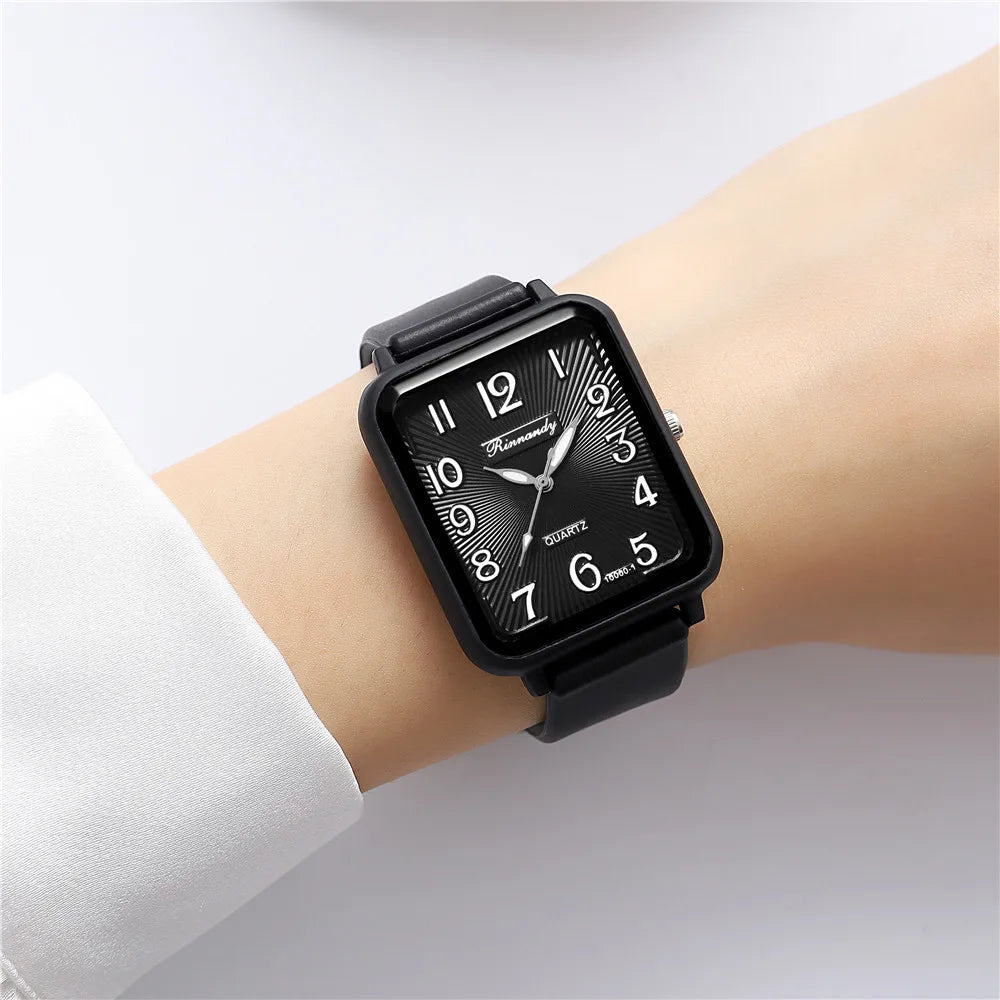 FREE SHIPPING/ Fashion Lady Hot Sales Brands Watches Leisure Rectangle