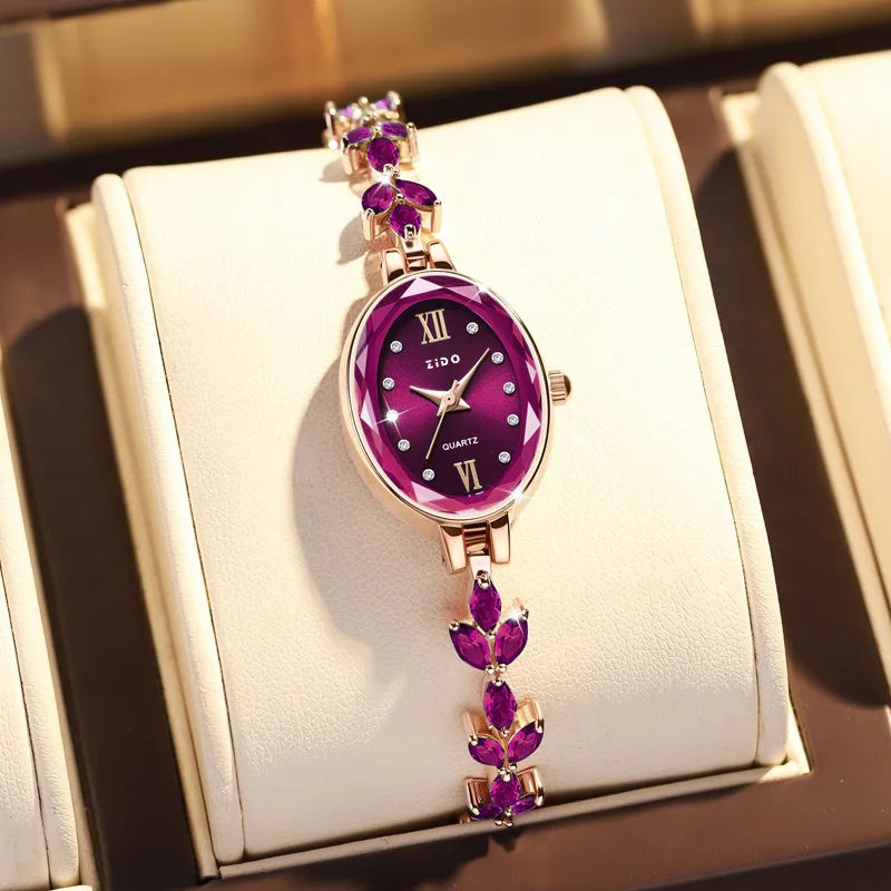 FREE SHIPPING/ UTHAI V22 Women's Watches Light Luxury Diamond Inlaid Female