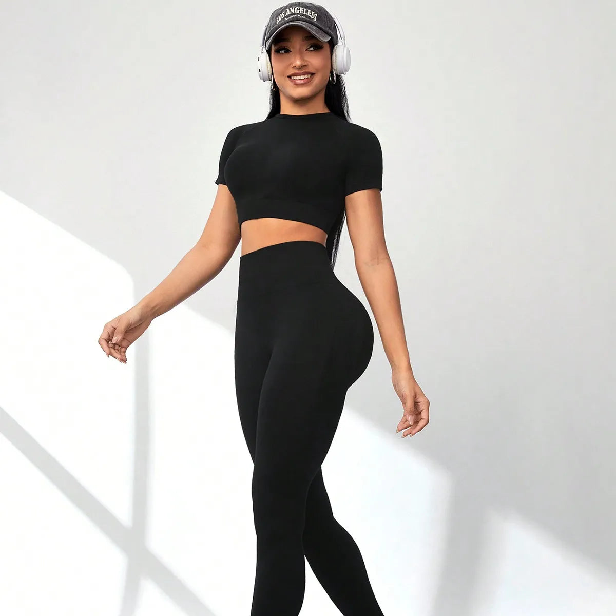 Solid Yoga Women Tracksuit Fitness Yoga Sets Sportswear